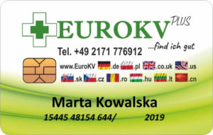 Karta ubezpieczeniowa Eurokv.pl